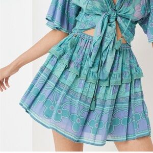 Spell Buttercup Ocean Skirt Size XS